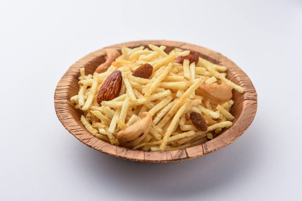 90's MILL Aloo Fariyali Upwaas Mixture Marwdai Special Namken/Falhari Potato PHALHARI Aloo Lachha Sabudana Fariyali Mixture Namkeen CHIWDA Farsan with Goodness Of Black Pepper-1Kg*5Pack