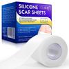 Boxania Elaimei Silicone Scar Sheets, Silicon gel sheet for Scars, Painless & Safe Scar Removal, Silicone Scar Tape Roll For Hypertrophic Scars and Keloids caused by surgery (1.6 x 120 Inch) view 1