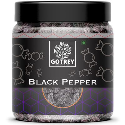 GOTREY Black Pepper Flavoured Candy Sweet and Juicy Masala Kali Mirch Goli Sweet Hard Candies (200 gm)