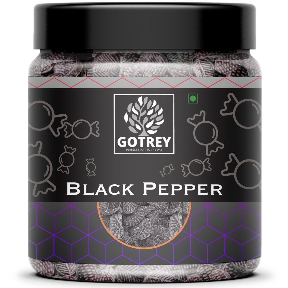 GOTREY Black Pepper Flavoured Candy Sweet and Juicy Masala Kali Mirch Goli Sweet Hard Candies (900 gm)
