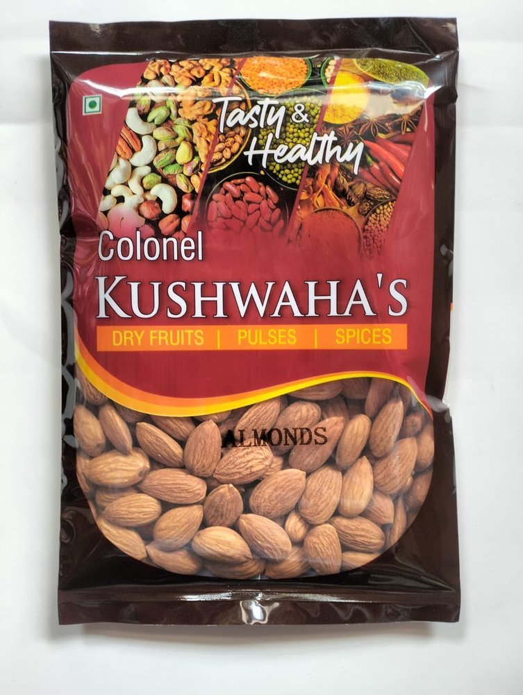 Colonel KUSHWAHA'S Almonds| Badam| Vadhumai | Badamkayi | Badami | Premium Badam Giri | High in Fiber & Boost Immunity | Real Nuts | Gluten Free|500 gm