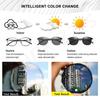 FWO Photochromic Progressive Reading Glasses For Men Women 1.00 1.25 1.50 1.75 2.00 2.25 2.50 2.75 3.00 Uv Protection Black Cateye 15 (Distance 0/ Reading +2.50) view 4
