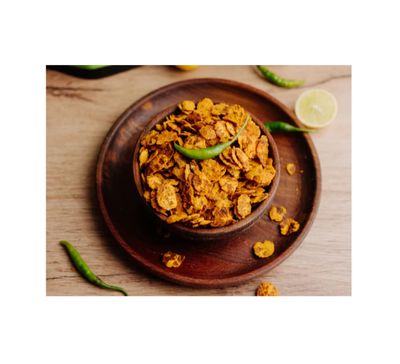 Calcutta Classic Chana Jor Garam Namkeen Kolkata Chanachur/Namkeen/Spicy Chickpeas with Other Snack Ingredients||Contains No MSG, Zero Cholesterol, Trans Fat & Sugar-900g*6Pack