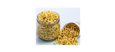 Changezi's Indori's Namkeen Ratlami Sev Farsan Ratlami Namken/Chatpati Sev/Besan Bhujia Long Sev Snack/Ratlami Namkeen Sev Crispy & Crunchy Snack from the Heart of Madhya Pradesh-1Kg*4Pack
