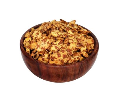 Chana Jor Garam Namkeen Snack Chanachur | Namkeen | Spicy Chickpeas with Other Snack Ingredients | Contains No MSG | Zero Cholesterol, Trans Fat & Sugar | Medium Spicy-1Kg*6Pack