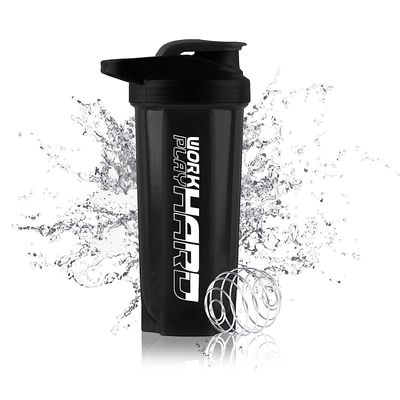 COOL INDIANS WORKHARD Shaker Bottle For Men Gym Protein Shaker |100% Leak proof | Protein Mixes and Supplements shakers With BPA Free (Black)