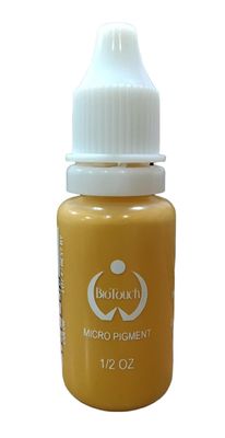 R A Products Micro Pigment Microblading Cosmetic Tattoo Pigment Ink Large Bottle Pigment Professionally Permanent Makeup Supplies Eyebrow Lip Pigment 1/2 oz(Yellow, 15Ml)