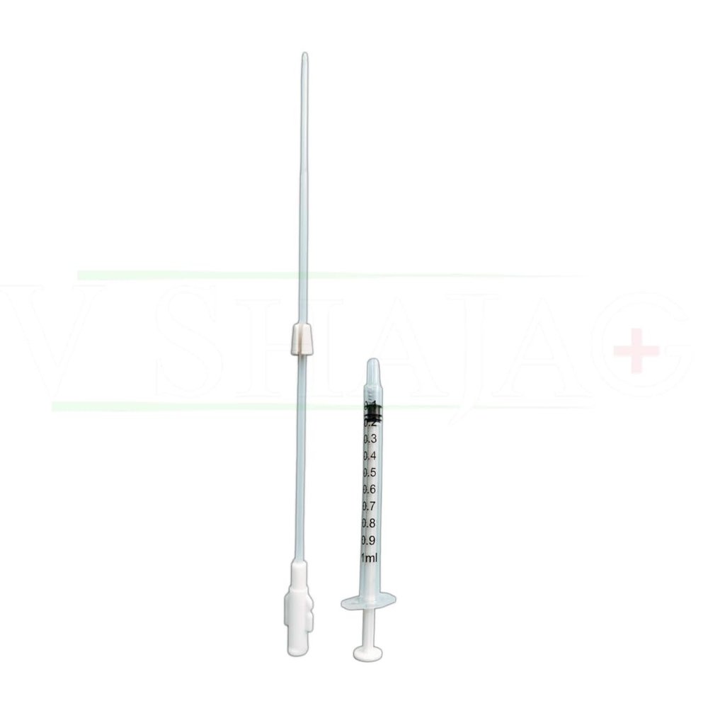 V SHAJAG Intra Uterine Insemination Device - Complete IUI Cannula Kit (17cm)-Fertility with Precision (Pack of 12)