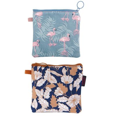 Adium 2pcs Zipper Sanitary Napkin Storage Bag Pouches Period Menstrual Pad Zipper Pouch Menstrual Bag for Teen Girls Women Ladies