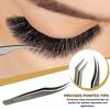 BeautyPros Lash Extension Kit - Stainless Steel Precision Tweezers set with Dolphin Shaped and Curved Pointed Tip - Tweezers for Eyelash Extension - 2-Pack view 4