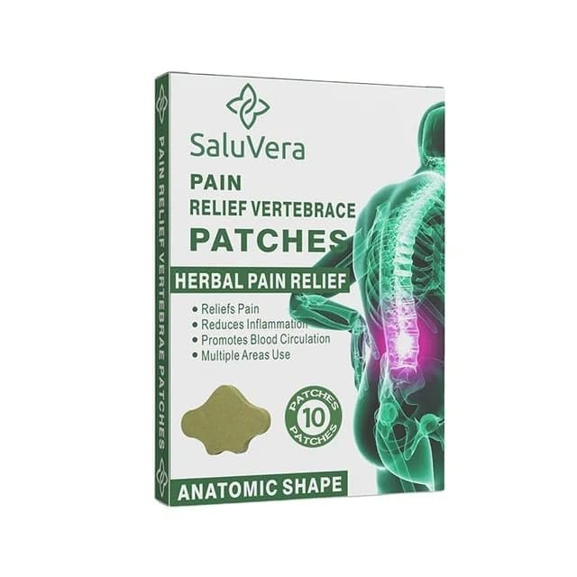 PCS POWEREST Herbal Back Pain Relief Patch - Pack of 10 Extra Large Patches| Instant Relief from Back Pain| Natural Pain Relief Patches | Instant Relief from Muscular Pain & Joint Pain