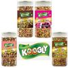 KOOGLY ITALIAN MIX + CHOCOLET MIX + GULAB MIX + JAIPUR MIX - HEALTHY DIGESTIVE | Sweet Saunf Mouth Freshener, After Meal and Drink Mukhwas Mouth Freshener - Easy to Store view 1