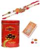Skylofts Chocolates Coated Almonds with Rakhi for Brother Rakhi Gifts for Brother Rakhi with Chocolates view 1