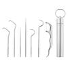 Adium 304 Stainless Steel Toothpick Set Floss Metal Teeth Picking Portable Storage Tube Oral Care Cleaning Tools Toothpick Set of Seven view 1