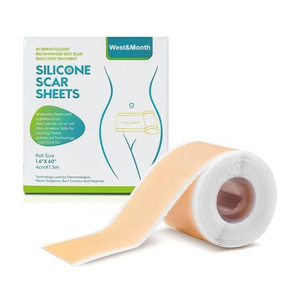 RAVIRANDAL Silicone Scar Sheets, Silicon gel sheets for Scars Transparent Medical Silicone Gel Tape for Scar Removal, Silicone Scar Tape Roll For Hypertrophic Scars and Keloids Caused by Surgery