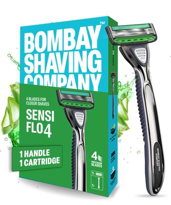 Bombay Shaving Company Sensi Flo 4 Razor For Men | Pack of 1