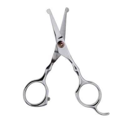 Enakshi Stainless Steel 4.9inch Facial Mustache Nose/Ear Hair Scissors,Eyebrow/Moustache Shears for Salon/Personal Use|Collectibles