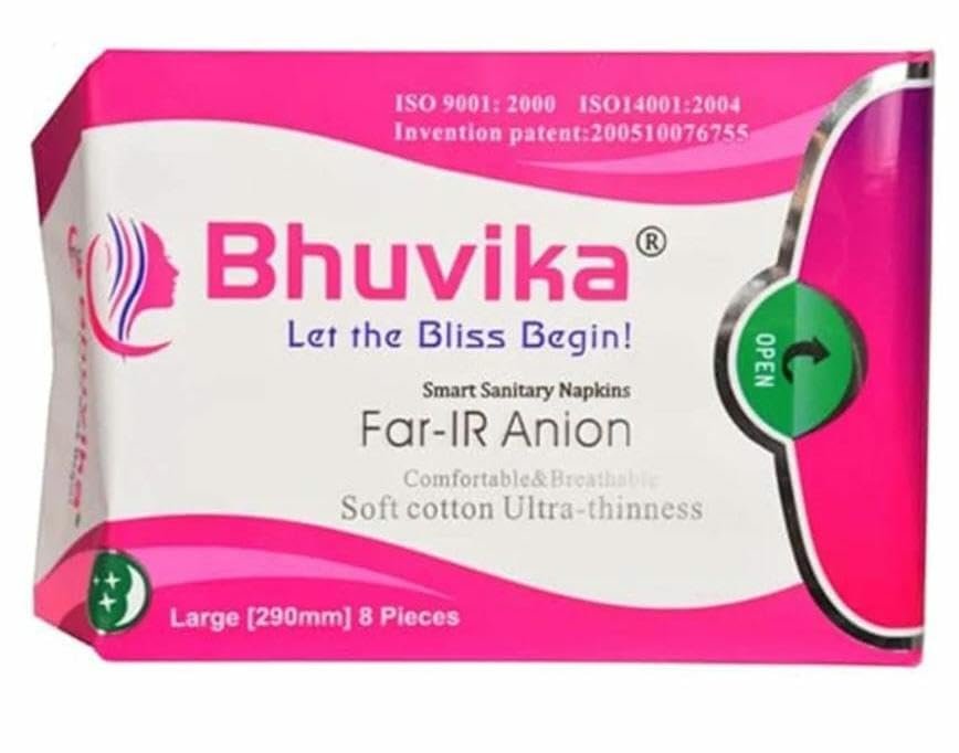 BHUVIKA SMART SANITARY NAPKIN(290 MM)-8 PIECES
