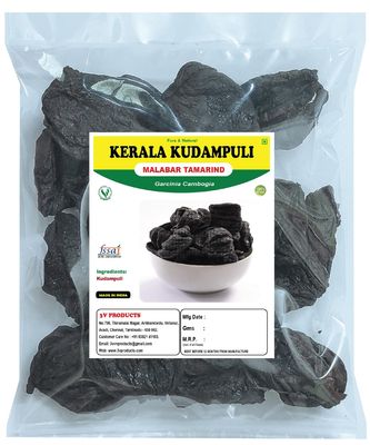 3V PRODUCTS Kudampuli - Pack of 2x100g - Brindle Berry | Malabar Tamarind | Garcinia Cambogia