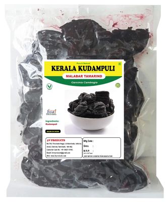 3V PRODUCTS Kudampuli | Malabar Tamarind | Garcinia Cambogia | Brindle Berry 1Kg