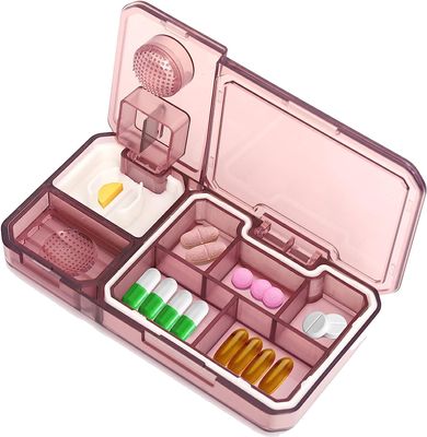 Bitnex 3 in 1 Multi-Functional Pill Cutter,Pill Cutter, Pill Crusher, Pill Splitter, Portable Travel Small Pill Box Case, Purse Medicine Container for Cutting Vitamins Tablets etc.
