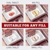 Bitnex 3 in 1 Multi-Functional Pill Cutter,Pill Cutter, Pill Crusher, Pill Splitter, Portable Travel Small Pill Box Case, Purse Medicine Container for Cutting Vitamins Tablets etc. view 4