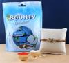 SFU E Com Bounty Chocolate With Rakhi | Rakhi With Chocolates | Rakhi Chocolate For Brother | Rakhi Chocolate Combo | 17 view 1