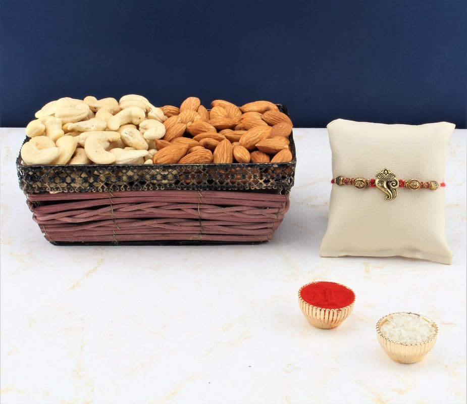 SFU E Com Dry Fruit Hamper For Rakshabandhan Gift | Dry Fruit And Rakhi For Brother | Dry Fruit Basket Hamper | 41