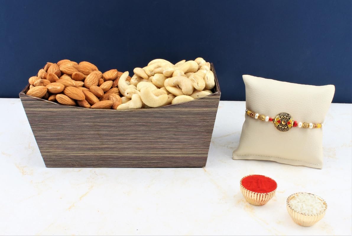 SFU E Com Dry Fruit Hamper For Rakshabandhan Gift | Dry Fruit And Rakhi For Brother | Dry Fruit Basket Hamper | 74