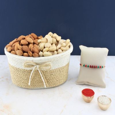 SFU E Com Dry Fruit Hamper For Rakshabandhan Gift | Dry Fruit And Rakhi For Brother | Dry Fruit Basket Hamper | 207