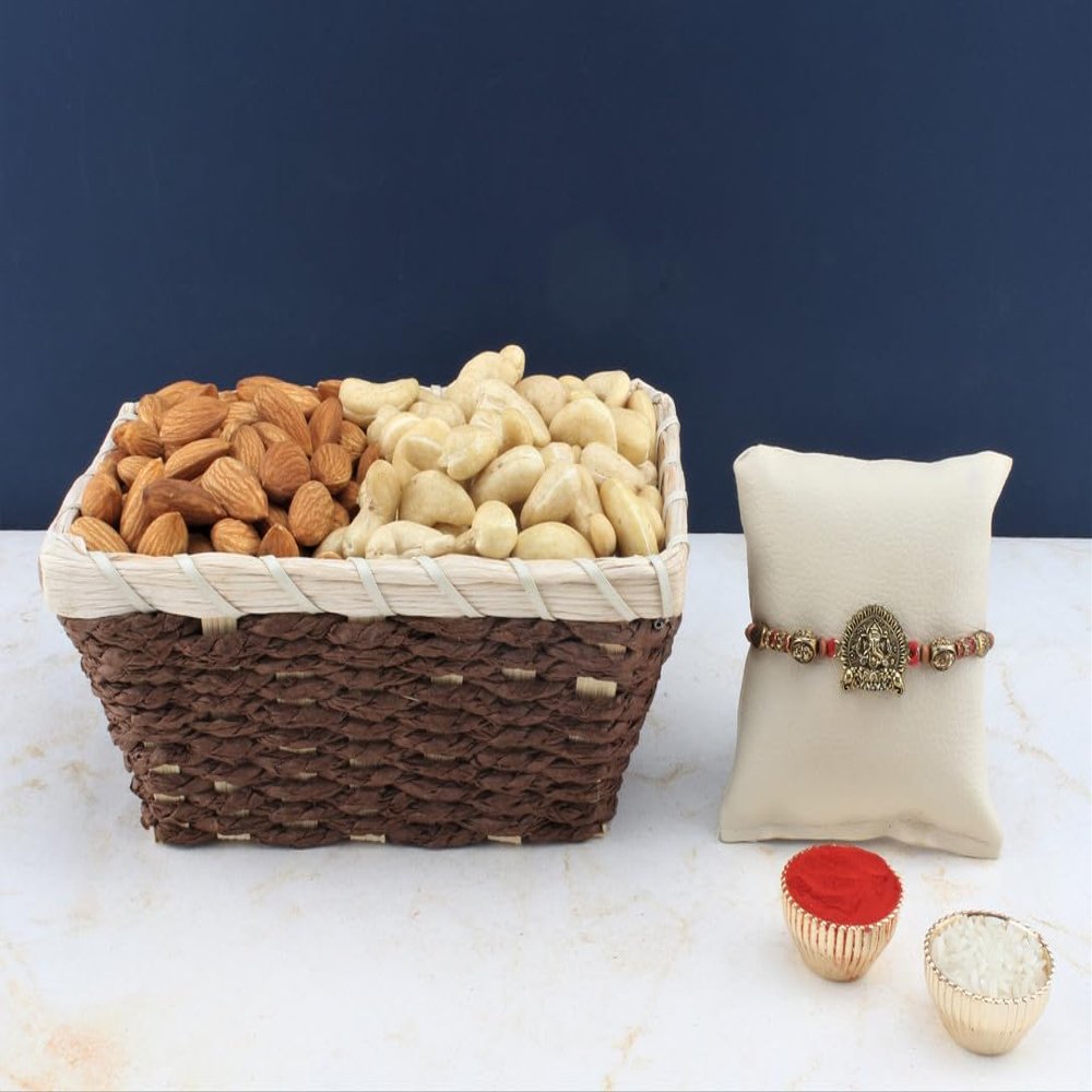 SFU E Com Dry Fruit Hamper For Rakshabandhan Gift | Dry Fruit And Rakhi For Brother | Dry Fruit Basket Hamper | 134