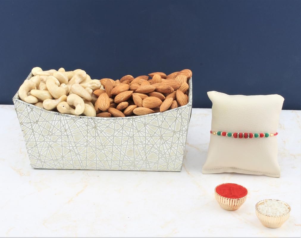 SFU E Com Dry Fruit Hamper For Rakshabandhan Gift | Dry Fruit And Rakhi For Brother | Dry Fruit Basket Hamper | 150