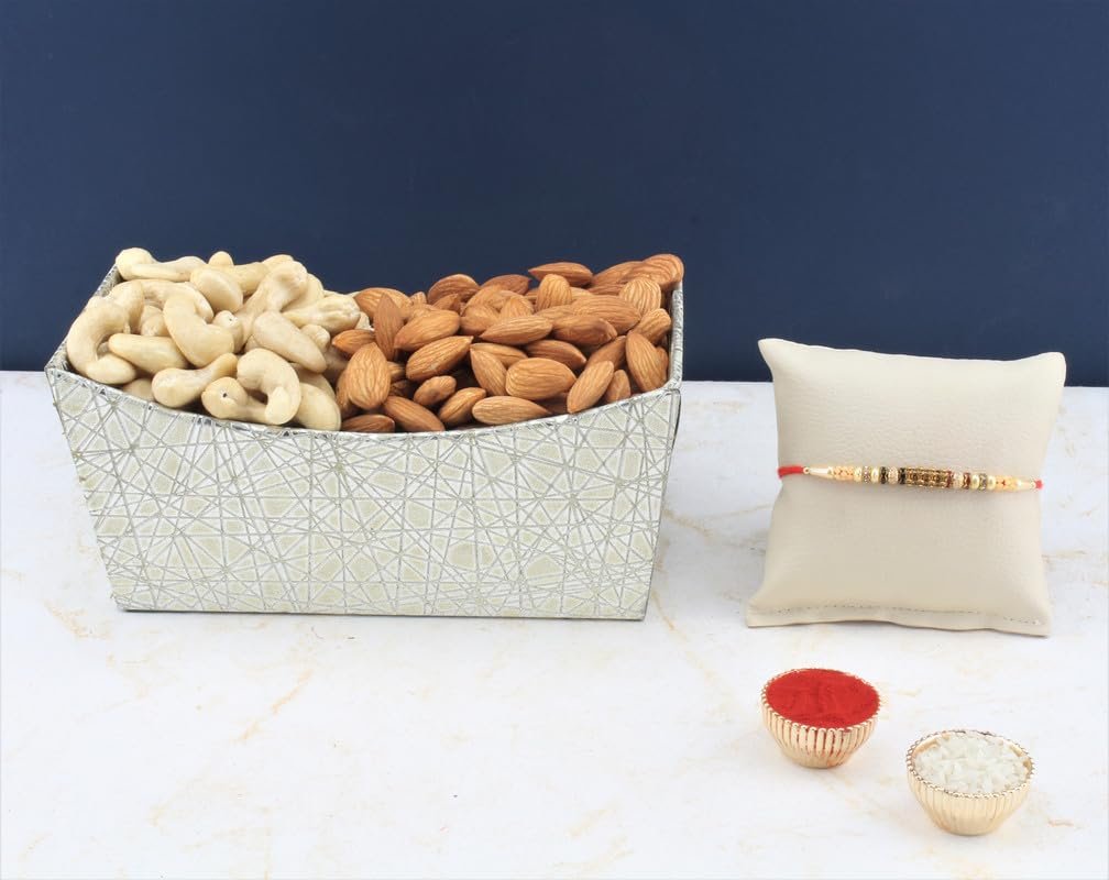 SFU E Com Dry Fruit Hamper For Rakshabandhan Gift | Dry Fruit And Rakhi For Brother | Dry Fruit Basket Hamper | 158