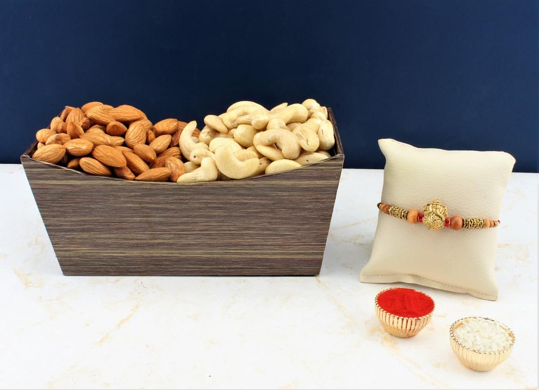 SFU E Com Dry Fruit Hamper For Rakshabandhan Gift | Dry Fruit And Rakhi For Brother | Dry Fruit Basket Hamper | 58