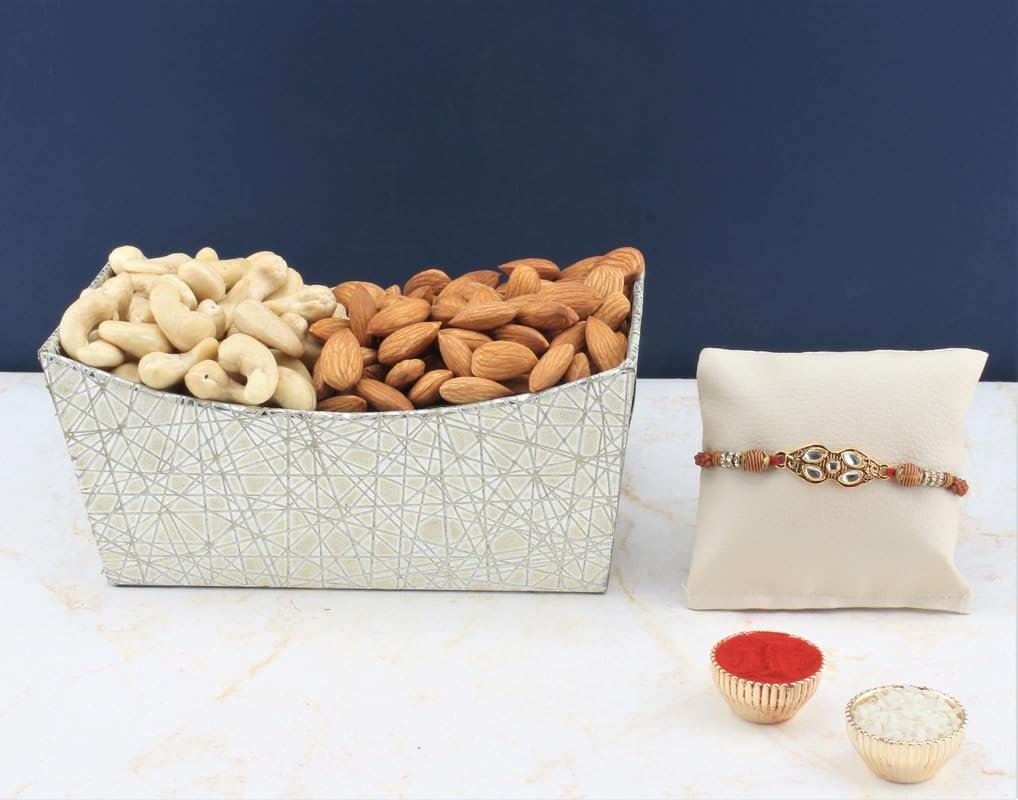 SFU E Com Dry Fruit Hamper For Rakshabandhan Gift | Dry Fruit And Rakhi For Brother | Dry Fruit Basket Hamper | 149