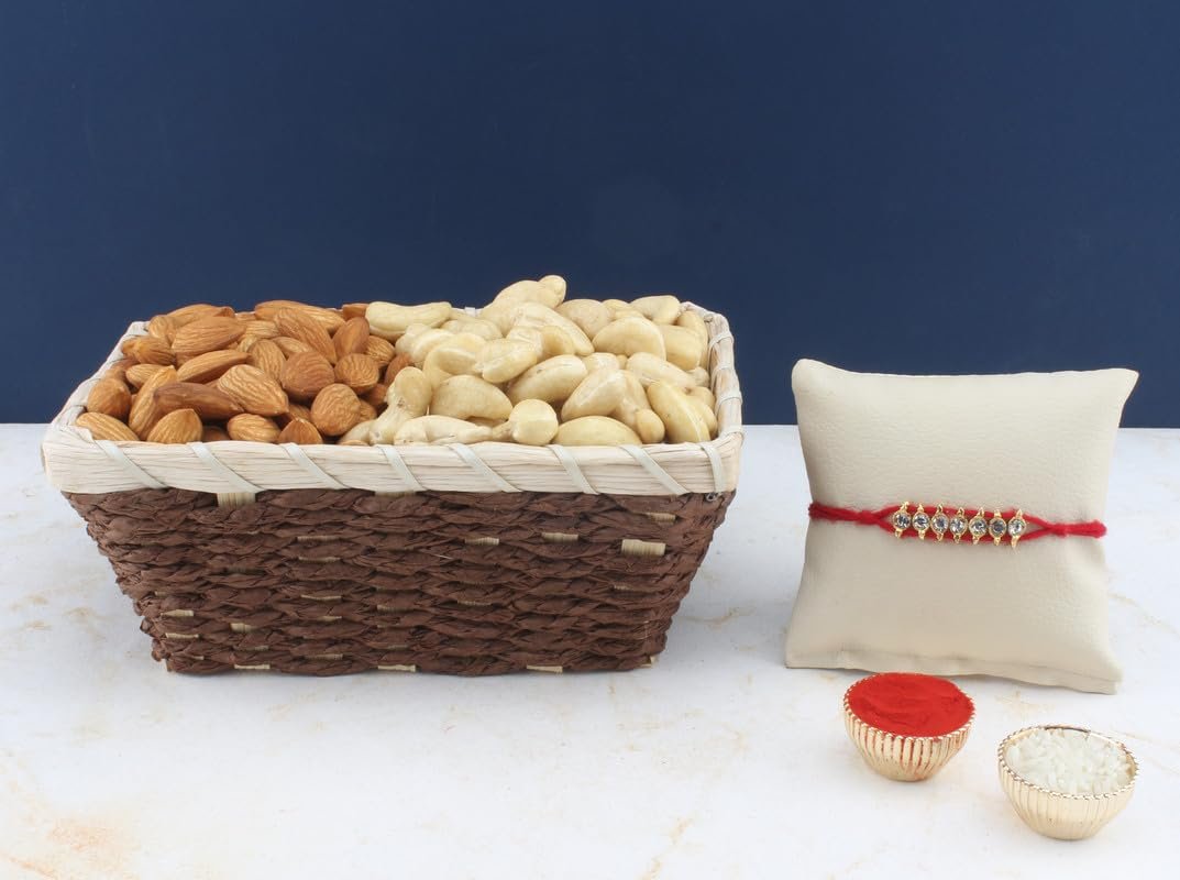 SFU E Com Dry Fruit Hamper For Rakshabandhan Gift | Dry Fruit And Rakhi For Brother | Dry Fruit Basket Hamper | 136