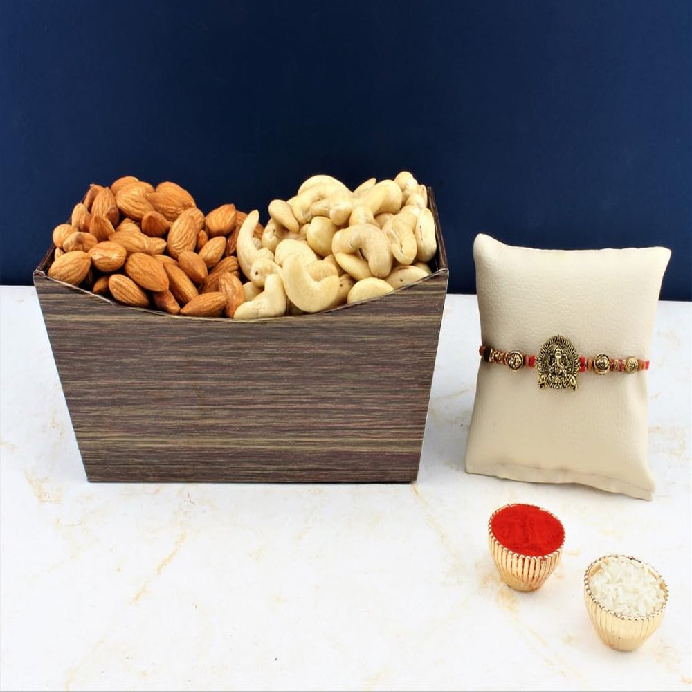 SFU E Com Dry Fruit Hamper For Rakshabandhan Gift | Dry Fruit And Rakhi For Brother | Dry Fruit Basket Hamper | 66