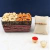 SFU E Com Dry Fruit Hamper For Rakshabandhan Gift | Dry Fruit And Rakhi For Brother | Dry Fruit Basket Hamper | 43 view 1