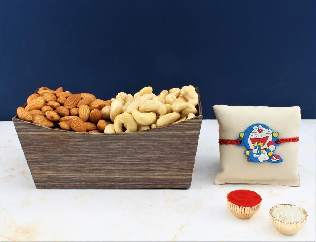 SFU E Com Dry Fruit Hamper For Rakshabandhan Gift | Dry Fruit And Rakhi For Brother | Dry Fruit Basket Hamper | 145