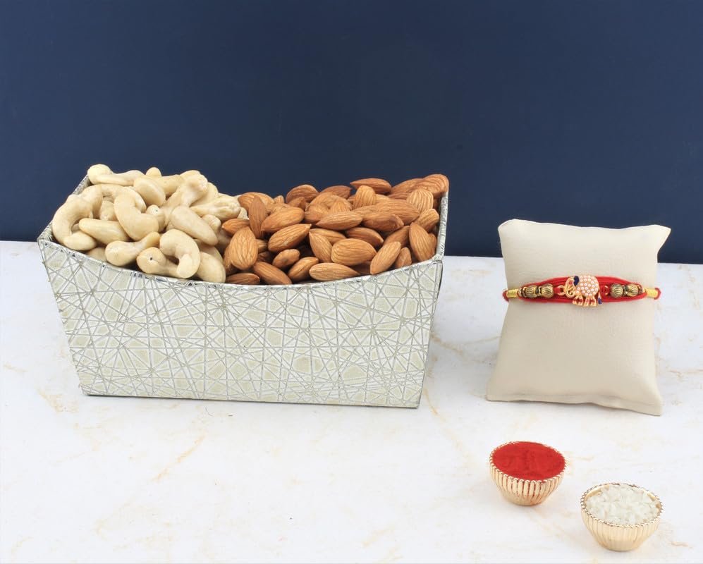 SFU E Com Dry Fruit Hamper For Rakshabandhan Gift | Dry Fruit And Rakhi For Brother | Dry Fruit Basket Hamper | 162