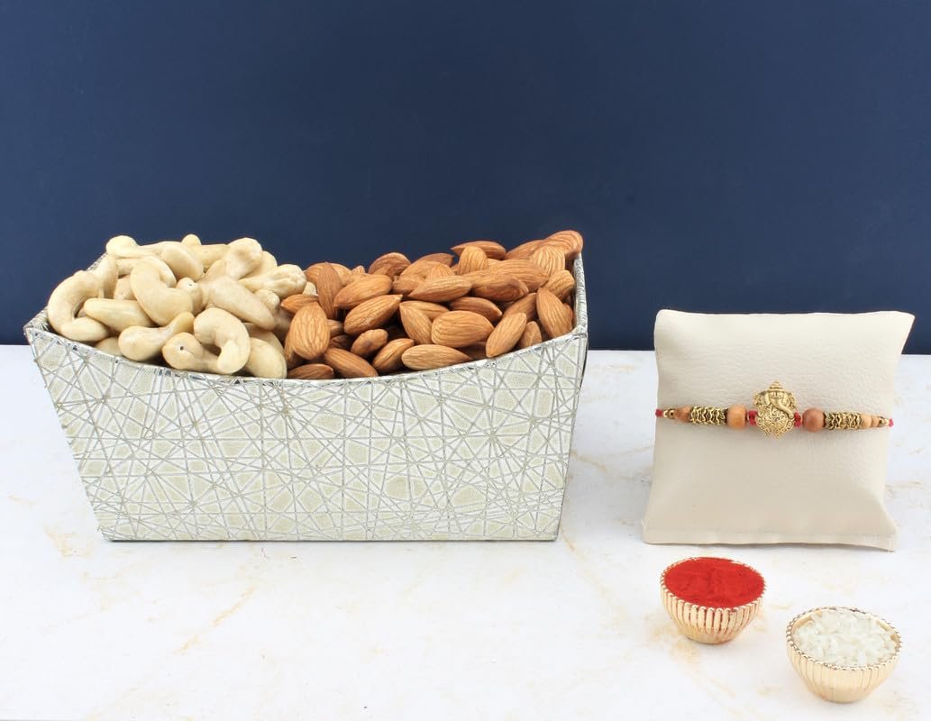 SFU E Com Dry Fruit Hamper For Rakshabandhan Gift | Dry Fruit And Rakhi For Brother | Dry Fruit Basket Hamper | 174