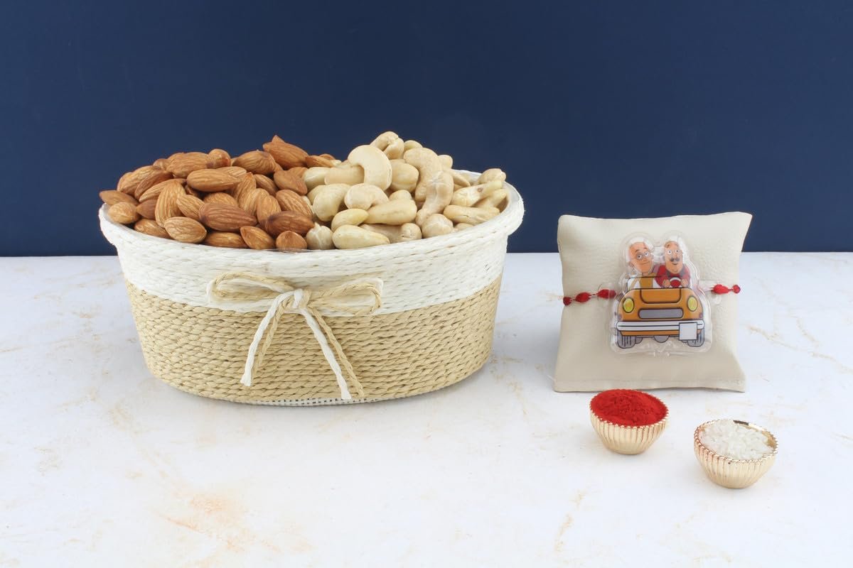 SFU E Com Dry Fruit Hamper For Rakshabandhan Gift | Dry Fruit And Rakhi For Brother | Dry Fruit Basket Hamper | 236