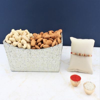 SFU E Com Dry Fruit Hamper For Rakshabandhan Gift | Dry Fruit And Rakhi For Brother | Dry Fruit Basket Hamper | 188