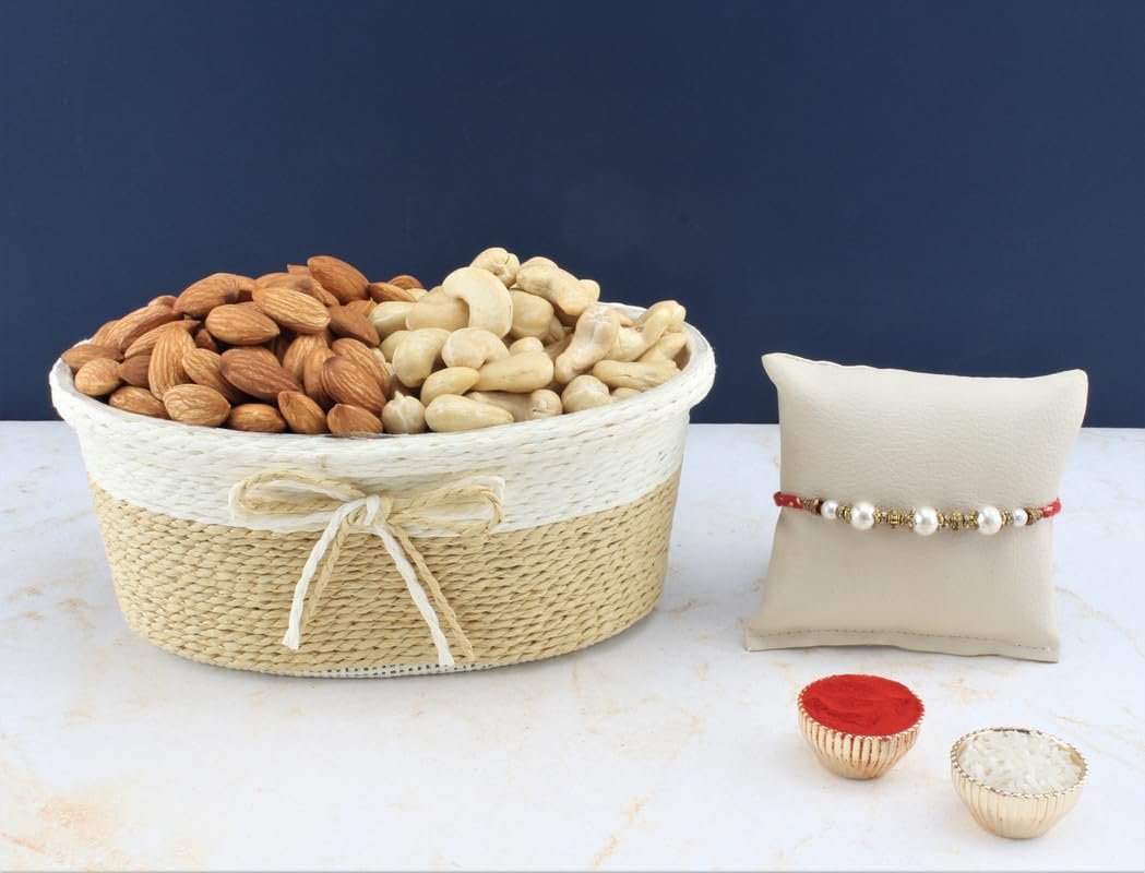 SFU E Com Dry Fruit Hamper For Rakshabandhan Gift | Dry Fruit And Rakhi For Brother | Dry Fruit Basket Hamper | 205