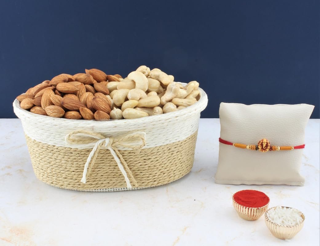 SFU E Com Dry Fruit Hamper For Rakshabandhan Gift | Dry Fruit And Rakhi For Brother | Dry Fruit Basket Hamper | 220