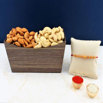 SFU E Com Dry Fruit Hamper For Rakshabandhan Gift | Dry Fruit And Rakhi For Brother | Dry Fruit Basket Hamper | 57