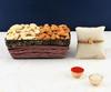 SFU E Com Dry Fruit Hamper For Rakshabandhan Gift | Dry Fruit And Rakhi For Brother | Dry Fruit Basket Hamper | 34 view 1