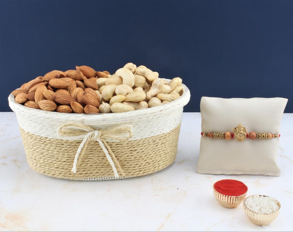 SFU E Com Dry Fruit Hamper For Rakshabandhan Gift | Dry Fruit And Rakhi For Brother | Dry Fruit Basket Hamper | 229