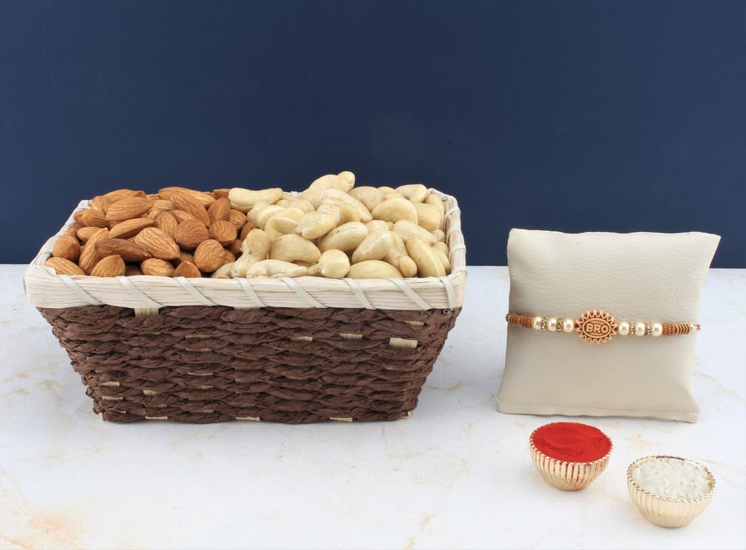 SFU E Com Dry Fruit Hamper For Rakshabandhan Gift | Dry Fruit And Rakhi For Brother | Dry Fruit Basket Hamper | 139