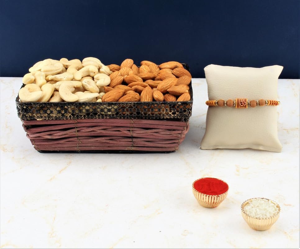 SFU E Com Dry Fruit Hamper For Rakshabandhan Gift | Dry Fruit And Rakhi For Brother | Dry Fruit Basket Hamper | 24